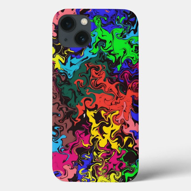 Abstract Colourful Twirly /  Case-Mate iPhone Case (Back)