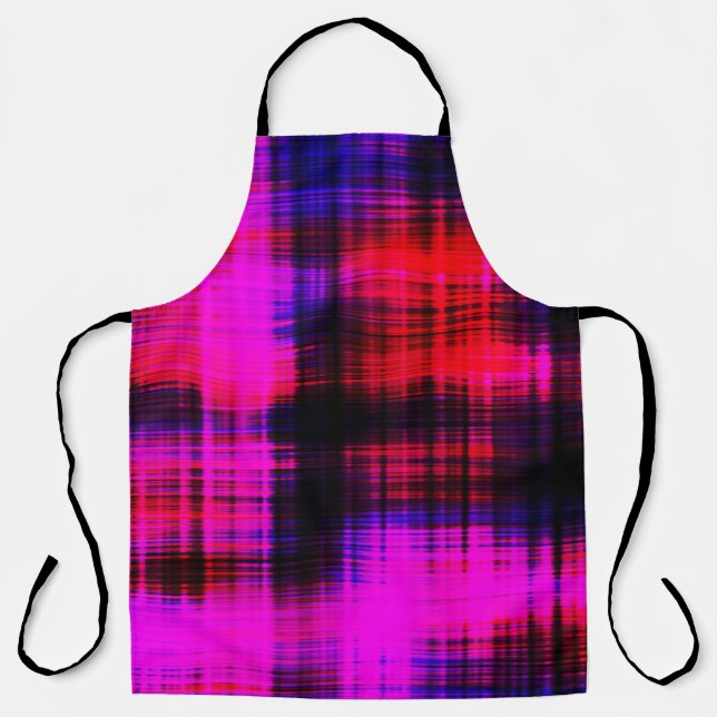 Abstract colourful vintage pattern apron (Front)