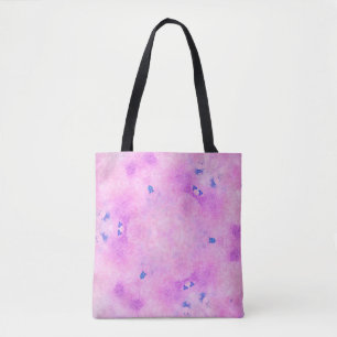 Abstract colourful watercolor. Digital art paintin Tote Bag