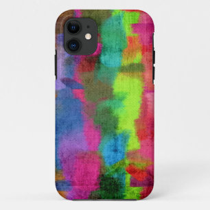 Abstract Colourful Watercolor Pattern iPhone 11 Case