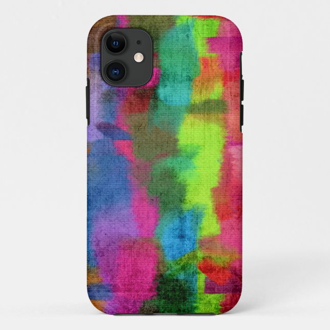 Abstract Colourful Watercolor Pattern Case-Mate iPhone Case (Back)