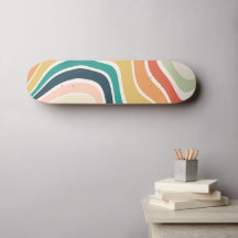 Abstract Colourful Wavy Pattern