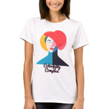 Abstract Colourful Woman Portrait