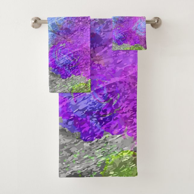 Abstract Colours 2 Bath Towel Set (Insitu)