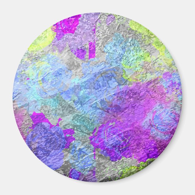 Abstract Colours 2 Magnet (Front)