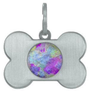 Abstract Colours 2 Pet ID Tag