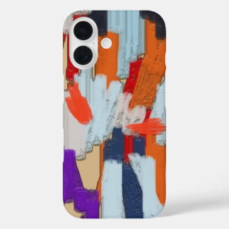 Abstract Colours iPhone 16 Case