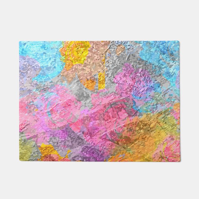 Abstract Colours Doormat (Front)