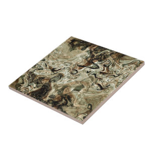 Abstract Colours Faux Marble Stone Ceramic Tile