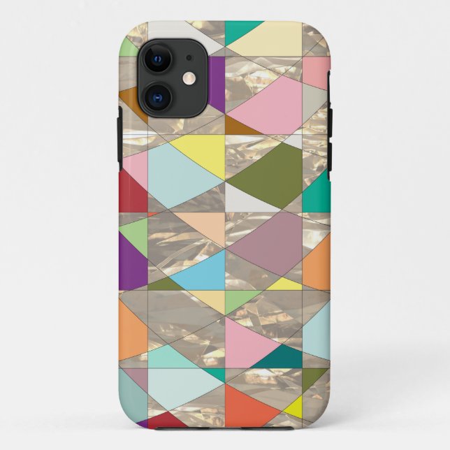 Abstract Colours Gold Case-Mate iPhone Case (Back)