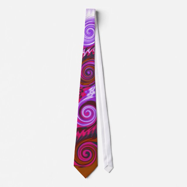 Abstract Colours Pastel #3 Tie (Front)
