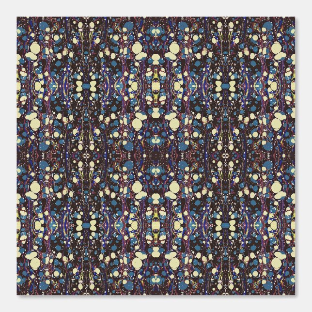 Abstract Colours Spotted Marble Stone Pattern Wallpaper (Front)