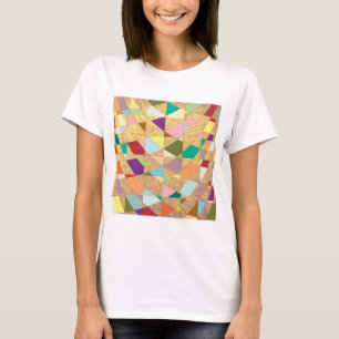 Abstract Colours Sun Burst T-Shirt