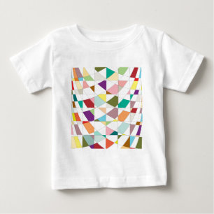Abstract Colours Tapestry Baby T-Shirt