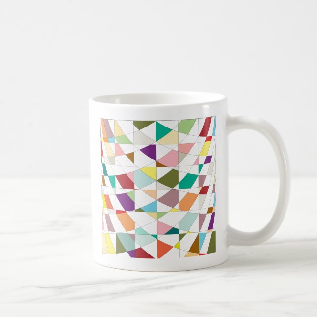 Abstract Colours Tapestry Coffee Mug (Right)