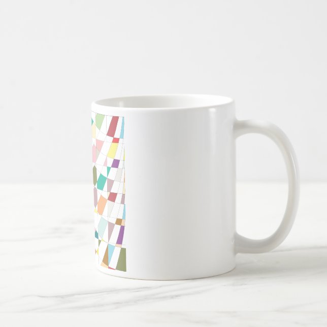 Abstract Colours Tapestry Coffee Mug (Right)
