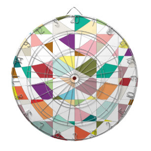 Abstract Colours Tapestry Dartboard