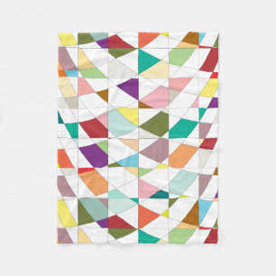 Abstract Colours Tapestry Fleece Blanket