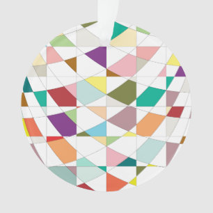 Abstract Colours Tapestry Ornament