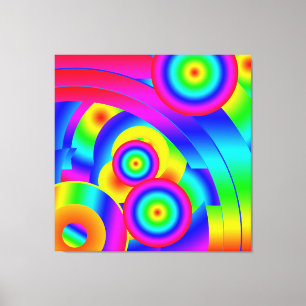 Abstract Comet Canvas Print