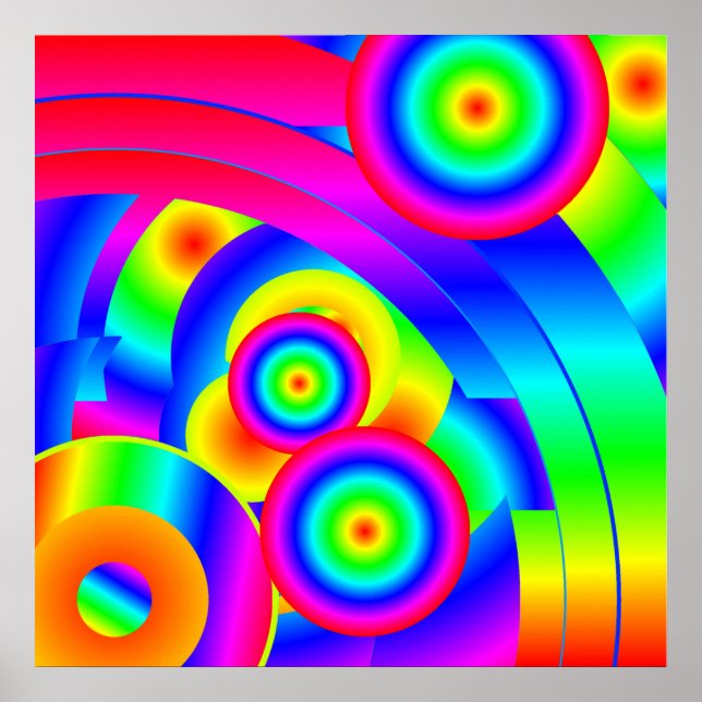 Abstract Comet Poster (Front)