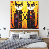 Abstract Companions: A Tale of Two Cats
