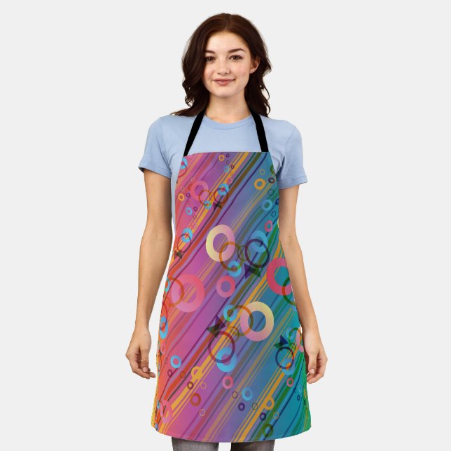 Abstract Composition Apron (Worn)