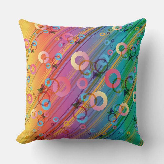 Abstract Composition Cushion (Front)