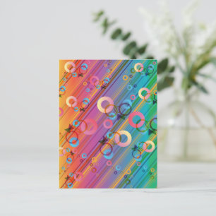 Abstract Composition Holiday Postcard