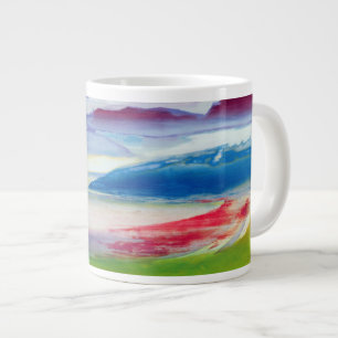 Abstract Composition Large Coffee Mug