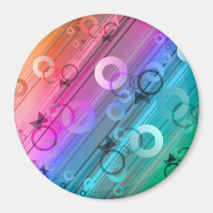 Abstract Composition Magnet