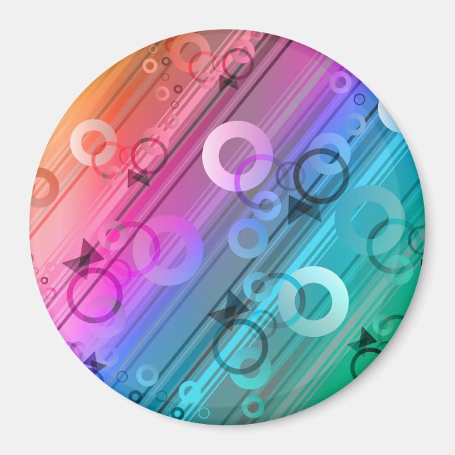 Abstract Composition Magnet (Front)