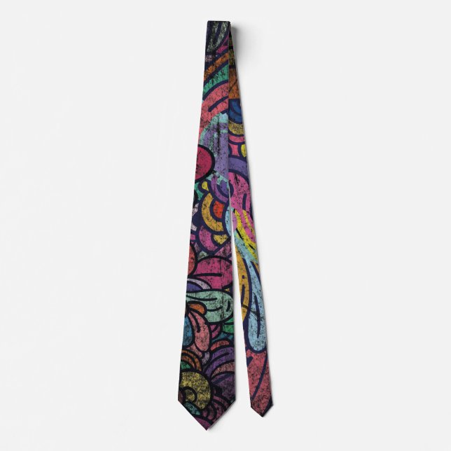 abstract  composition  neck tie (Front)