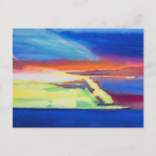 Abstract composition postcard