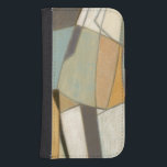 Abstract Composition with Muted Colours Samsung S4 Wallet Case<br><div class="desc">The muted colours of this Norman Wyatt composition harkens back to abstract works by Piet Mondrian. While the paints used are toned down,  their the colours together speak loudly and call attention to the piece. Purchase your copy today!</div>