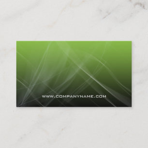 Abstract Computer Business Card Green Hi-Tech