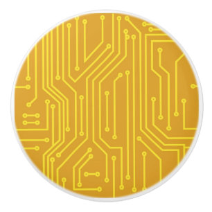 Abstract computer equipment ceramic knob