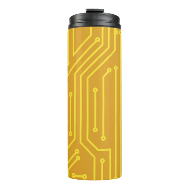 Abstract computer equipment thermal tumbler (Front)