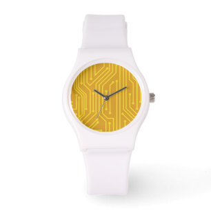 Abstract computer equipment watch