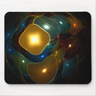 Abstract Computer generated Fractal design Mouse Mat