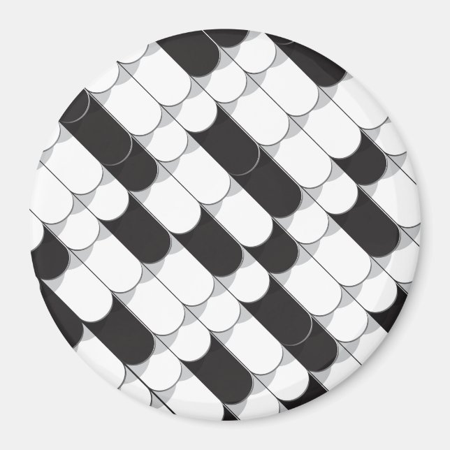 Abstract Construction (tiles) Magnet (Front)
