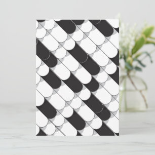 Abstract Construction (tiles) Thank You Card