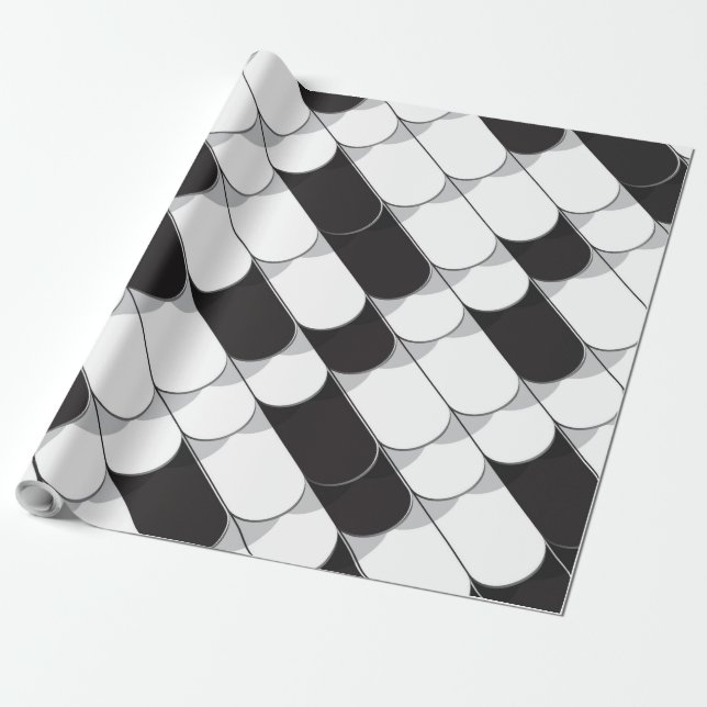 Abstract Construction (tiles) Wrapping Paper (Unrolled)