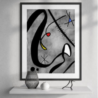 Abstract Contemporary Art (unframed) Poster