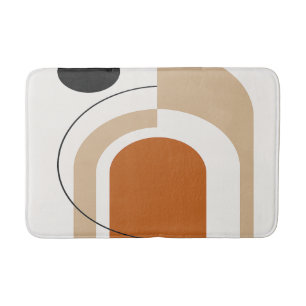 Abstract Contemporary Bath Mat