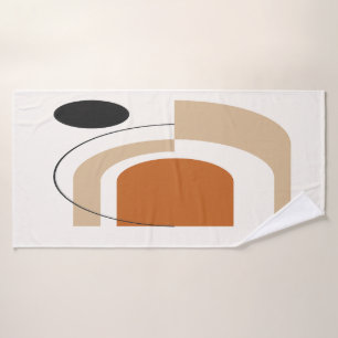 Abstract Contemporary  Bath Towel