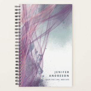 Abstract contemporary modern artistic  planner