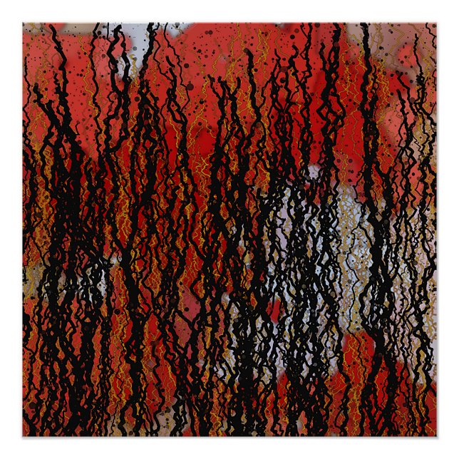 Abstract Contemporary Painting  Poster (Front)