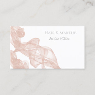 Abstract contemporary rose gold glitter   business business card