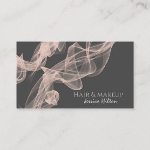 Abstract contemporary rose gold glitter   business card
